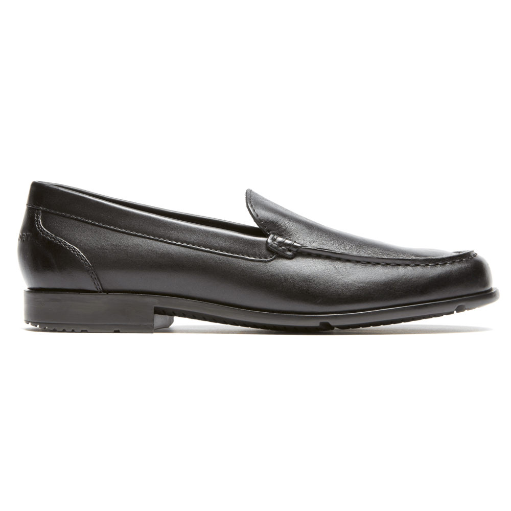 Rockport Mens Classic Venetian - Loafers Black - ICX710628